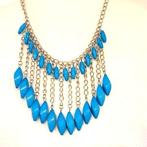 Casual silver turquoise necklace jewelry